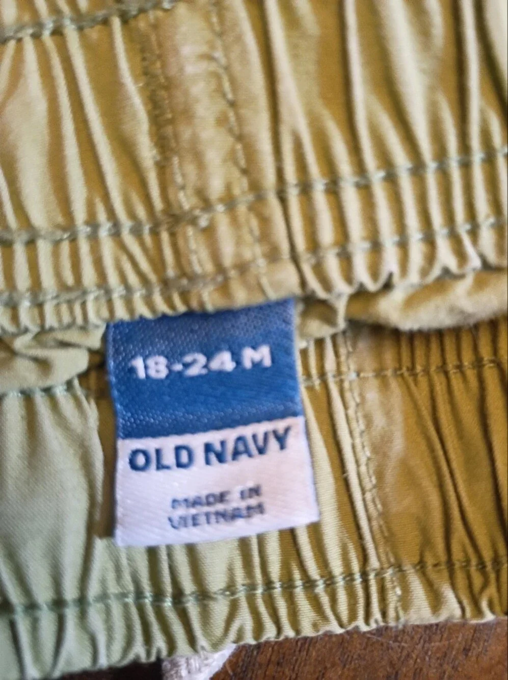 Old Navy Toddler Boys Pull-On Khaki Shorts Size 18-24M Elastic Waist Casual
